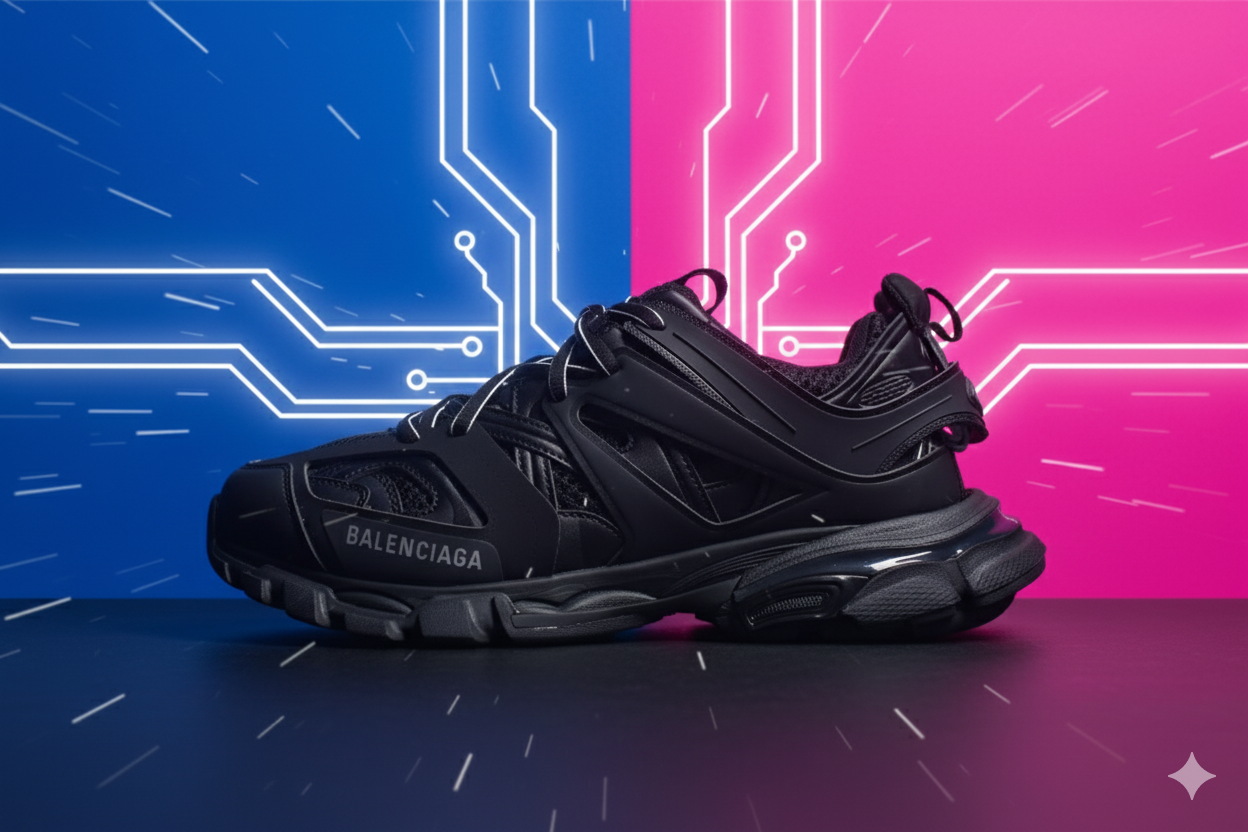 👟 Balenciaga Track - Blackout Edition | El Lujo Deportivo Que Define Tendencias 🚀