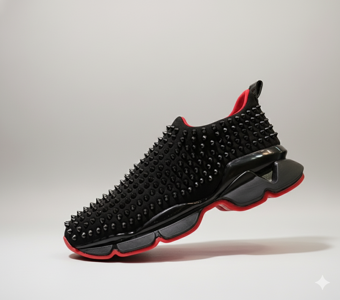 Zapatillas de Lujo con Púas "christian louboutin" - Edición Exclusiva